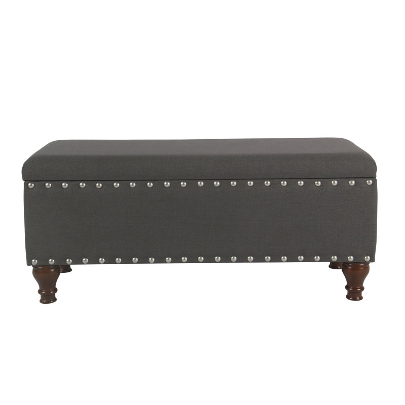 Three Posts Latimer Upholstered Flip Top Storage Bench & Reviews